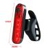 USB Oplaadbaar Fiets Achterlicht LED Hoge Zichtbaarheid Compact Ontwerp IPX4 Rating Dimmodi Fietsaccessoire