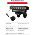 USB oplaadbare fietskoplamp en 120dB fietsveiligheidsaccessoire met draadloze bediening voor avontuurlijke fietsers