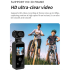 4K Ultra HD Actiecamera, Roteerbare 270 Graden Vlog Camera met Wifi, Mini Zakformaat Sportscam Helm Racefiets Driver Recorder