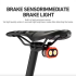 CYCLAMI CY200 Slimme Remsensor Achterlicht Duurzaam Waterdicht LED Fietsveiligheidslicht Voor Veilig Fietsen