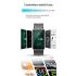 EP01 Smartwatch met Bloedglucosemeter, ECG, PPG & HRV. Hartslag, Temp. Monitor, Waterdicht Fitness Tracker Gezondheidsband