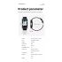 EP02 Smartwatch Heren Dames - Bloedglucose ECG Hartslag Temperatuur Fitness TrackerIP67