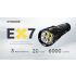 Dé Nitecore EX7 Krachtige Outdoor Zaklamp - 6000 Lumen, USB-C Oplaadbaar voor Zoek- & Redding