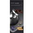 Elektrische Zwanenhalsketel Real-Time Temperatuurregeling Snelle Verwarming Culinaire Delicatessen 1200-watt