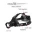 Krachtige XHP70 LED-koplamp 8000LM USB oplaadbaar IPX5 waterdicht verstelbare modi ideaal voor kamperen vissen