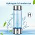 Draagbare Waterstof Generator Waterbeker Ionisator 420ml Gezondheid Antioxidant Hoog Borosilicaatglas