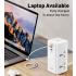 LDNIO Kubus Stekkerdoos - 70W USB-C Oplaadstation | Universele Adapter UK/US/EU Vorm | Ruimtebesparend Thuis/Kantoor