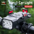 Multifunctioneel Fietslicht 3-in-1: Fietslamp met Claxon, Telefoonhouder, Type-C Opladen | Fietsveiligheid