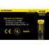Nitecore NL166 16340 RCR123A 3.7V lithium 650mAh oplaadbare batterij voor elektronische apparaten lange levensduur