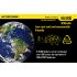 Nitecore NL166 16340 RCR123A 3.7V lithium 650mAh oplaadbare batterij voor elektronische apparaten lange levensduur