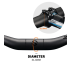 TOSEEK ZF-ONE MTB carbon stuur 31.8mm 580-760mm lichtgewicht mat zwart perfect voor fietsupgrade en prestaties