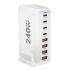 240W GaN Desktop Oplader 8-poorts USB Type C PD Snel Opladen met Slimme Technologie voor Multi-apparaat