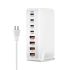 240W GaN Desktop Oplader 8-poorts USB Type C PD Snel Opladen met Slimme Technologie voor Multi-apparaat