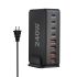 240W GaN Desktop Oplader 8-poorts USB Type C PD Snel Opladen met Slimme Technologie voor Multi-apparaat