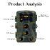 PR1000 Jachtcamera 36MP HD Wildlife Camera Infrarood Nachtzicht Bewegingsdetectie Outdoor Jachtuitrusting