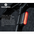 ROCKBROS Fietsachterlicht Magnetisch IPX6 Waterdicht | Smart Sensor voor Nachtveiligheid & Zichtbaarheid
