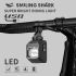 SMILING SHARK Hangende Fietskoplamp EVO1700 USB-C Oplaadbaar LED Fietsverlichting met Meerdere Verlichtingsstanden