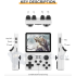 POWKIDDY RGB20S draagbare spelconsole voor nostalgisch gamen met 3,5-inch 4:3 IPS scherm en open source systeem