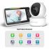 5 inch babyfoon met camera SM650 draagbare videomonitor met HD 720P en lange levensduur batterij babyveiligheid