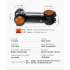 TOSEEK Fiets Stuurpen 28.6-31.8mm Aluminium Carbon Verstelbare Hoek MTB Lichtgewicht Duurzaam Fietsaccessoires