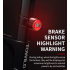 TOWILD TL05 Achterlicht LED Fietsverlichting Slimme Auto Remsensor USB Opladen IPX6 Waterdicht Veiligheidslicht