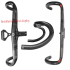 TOSEEK full carbon stuur 400mm 420mm 440mm hoogwaardige koolstofvezel racefiets stuur aerodynamisch design