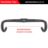 TOSEEK full carbon stuur 400mm 420mm 440mm hoogwaardige koolstofvezel racefiets stuur aerodynamisch design