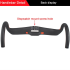 TOSEEK full carbon stuur 400mm 420mm 440mm hoogwaardige koolstofvezel racefiets stuur aerodynamisch design