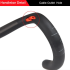 TOSEEK full carbon stuur 400mm 420mm 440mm hoogwaardige koolstofvezel racefiets stuur aerodynamisch design