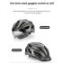ROCKBROS Fietshelm met ultralicht ontwerp integraal gevormd EPS ademend comfort en schokbestendigheid MTB
