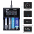 XTAR VC4SL 18650 21700 batterijlader met USB C en QC3.0 snellaadtechnologie voor milieuvriendelijk opladen