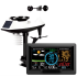 Wi-Fi-weerstation 7,5 inch kleurendisplay draadloze zonne-energie sensor realtime updates voor nauwkeurige metingen