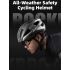 ROCKBROS Fietshelm met LED-achterlicht Ultralicht en Waterafstotend MTB en Racefietshelm Fietsveiligheid