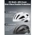 ROCKBROS Fietshelm met LED-achterlicht Ultralicht en Waterafstotend MTB en Racefietshelm Fietsveiligheid