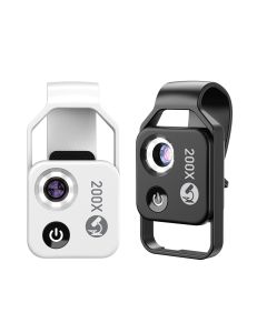 APEXEL 200X vergroting microscooplens met CPL mobiele LED Light micro pocket macro lenzen voor iPhone Samsung alle smartphones