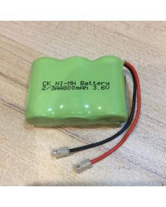 NI-MH 2/3 AA 3.6V 800mAH oplaadbare batterij