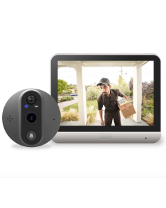Tuya Smart 1080P WiFi Kijkgaatje Videocamera met PIR Bewegingsmelder en 120 graden kijkhoek voor Huisbeveiliging