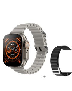 ZORDAI Z8 Ultra Max  Smart Watch Series 8 49 mm titaniumlegering 2,2-inch schermkompas Bluetooth-oproep NFC ECG IP68 waterdichte smartwatch heren
