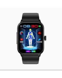 ET540 Bloedglucose ECG Lichaamstemperatuur Bloeddruk Bloedzuurstof Hartslag Bluetooth-oproep Smartwatch Fitness Tracker