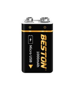 Beston 9V 1000mAh micro USB li-ion oplaadbare batterij 6F22 usb batterij voor RC Helicopter Model Microfoon Speelgoed