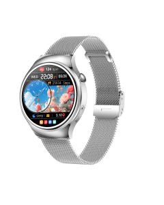 ET390 Smart Horloge Vrouwen AMOLED 360*360 ECG HD Scherm Hartslag Bluetooth Oproepen Waterdichte SmartWatch