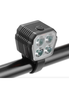 Bicycle Headlight Horn 2-In-1 mtb Bike Near And Far Lights 2/4 Lamp Beaded Wire Control Bell Horn Bike Accessories