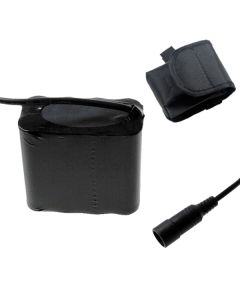 UltraFire 5521 DC-interface 8.4V fietsverlichting batterij 17600mAh geavanceerde technologie waterdicht ontwerp zwart