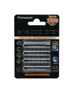 Panasonic Eneloop Pro AA 2550mAh 1.2V NI-MH oplaadbare batterijen