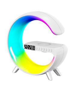 Bluetooth Speaker Home Soundbar 15W Draadloze Oplader APP Controle RGB Nachtlampje Sfeerlamp