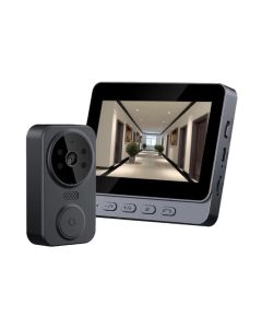 M12 Draadloze Video Deurbel met Video Intercom IR Nachtzicht 43'' IPS Scherm voor Verbeterde Huisbeveiliging