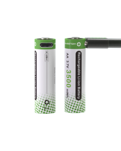3,7V AA 3500mWh Type-c oplaadbare batterij