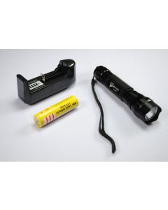 UltraFire WF-501B XML U2 LED-zaklamp + 18650 batterij + oplader