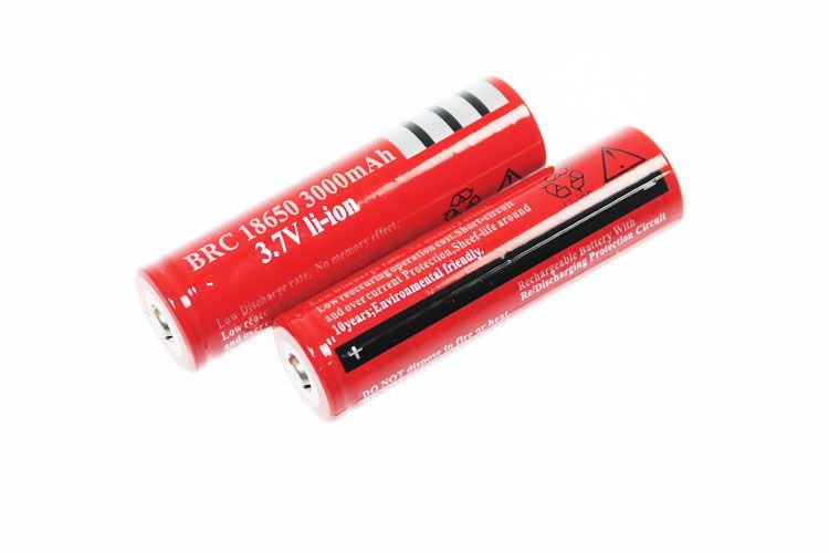 UltraFire BRC 3000mAh 3.7V Li-ion Oplaadbare Batterij - Langdurige Stroom voor Zaklampen en Camera's