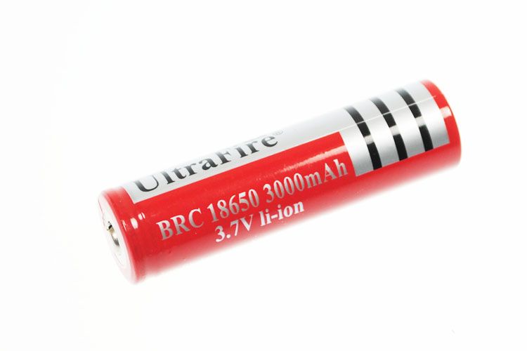 UltraFire BRC 3000mAh 3.7V Li-ion Oplaadbare Batterij - Langdurige Stroom voor Zaklampen en Camera's